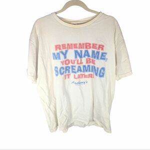 Vintage funny comedy dirty humor Tshirt Anthony's Nashville Tennessee Size XL